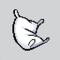Pixel art illustration Pillow. Pixelated Pillow. Pillow pixelated for the pixel art game and icon for website and game. old school retro. vector