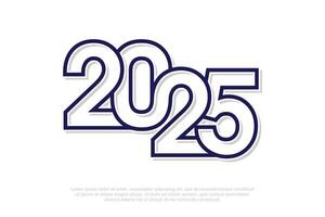 2025 design element logo with creative modern cool concept high resolution vector