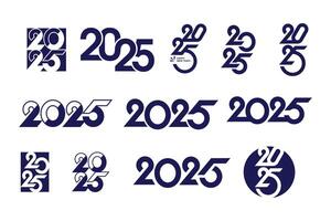2025 design element logo with creative modern cool concept high resolution vector