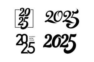 2025 design idea with creative modern style high resolution template vector