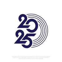 2025 design element logo with creative modern cool concept high resolution vector