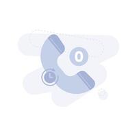 Call History Empty Illustration vector