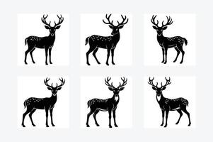 Deer Silhouette illustration vector