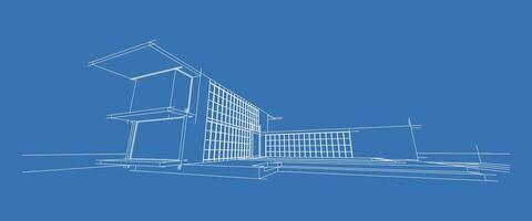 a diverse range of architectural blueprint design concepts, offering detailed sketches and innovative ideas for modern structures. vector