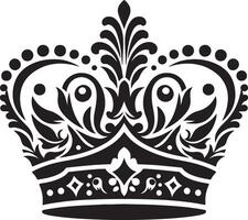 a black and white design with a floral pattern vector