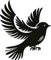 bird illustration silhouette image icon vector