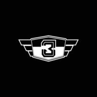 Motorcycle club logo template set, sport league retro vintage style emblems and badges Illustrations on a white background vector