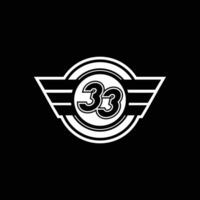 Motorcycle club logo template set, sport league retro vintage style emblems and badges Illustrations on a white background vector
