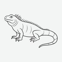 Stunning Crocodile Line Art , Intricate Design for Artistic Projects vector