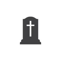 Gravestone icon design vector