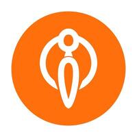 User profile outlined icon in modern style vector