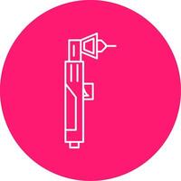 Plasma Cutter Line Multi Circle Icon vector