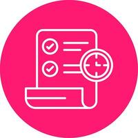Term Line Multi Circle Icon vector