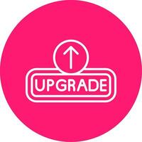 Upgrade Line Multi Circle Icon vector