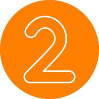 Two Line Multi Circle Icon vector