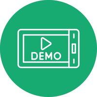 Demo Line Multi Circle Icon vector
