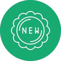 New Line Multi Circle Icon vector