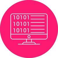 Code Line Multi Circle Icon vector
