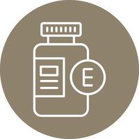 Suplement Line Multi Circle Icon vector