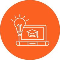 onLine Multi Circle tuition Line Multi Circle Icon vector