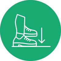 Stamp Line Multi Circle Icon vector