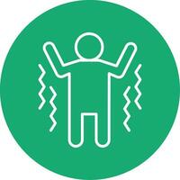 Tremor Line Multi Circle Icon vector