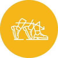 Chug Line Multi Circle Icon vector