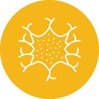 Microglia Line Multi Circle Icon vector