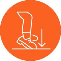 Ball Dig Line Multi Circle Icon vector