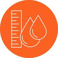 Water Level Line Multi Circle Icon vector