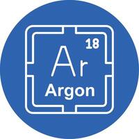 Argon Line Multi Circle Icon vector