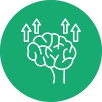 Neuroplasticity Line Multi Circle Icon vector