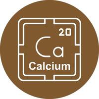 Calcium Line Multi Circle Icon vector