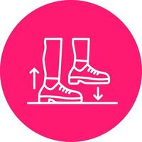 Step Line Multi Circle Icon vector