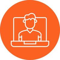 OnLine Multi Circle Coach Line Multi Circle Icon vector