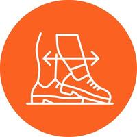 Touch Line Multi Circle Icon vector