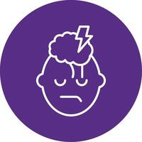 Stroke Line Multi Circle Icon vector