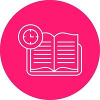 Continuous Learning Line Multi Circle Icon vector