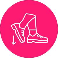 Stamp Line Multi Circle Icon vector