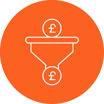 ventas tubería multi circulo línea multi circulo icono vector