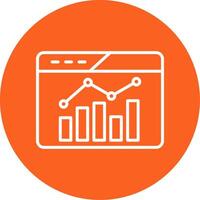Business Performance Line Multi Circle Icon vector