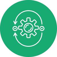 Agile Line Multi Circle Icon vector