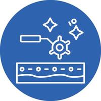 Lifting Line Multi Circle Icon vector