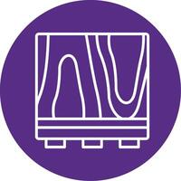 Floor Line Multi Circle Icon vector