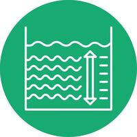 Depth Line Multi Circle Icon vector