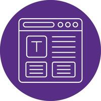 Refresh Line Multi Circle Icon vector