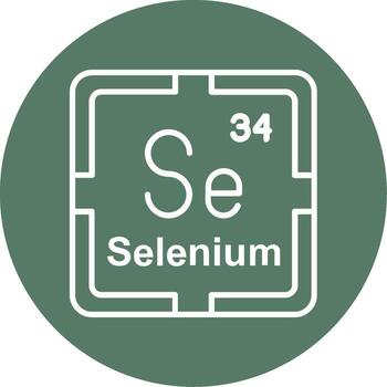 Selenium Line Multi Circle Icon vector