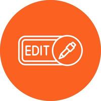 Edit Line Multi Circle Icon vector