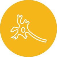 Neuron Line Multi Circle Icon vector