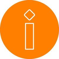 Small i Icon vector